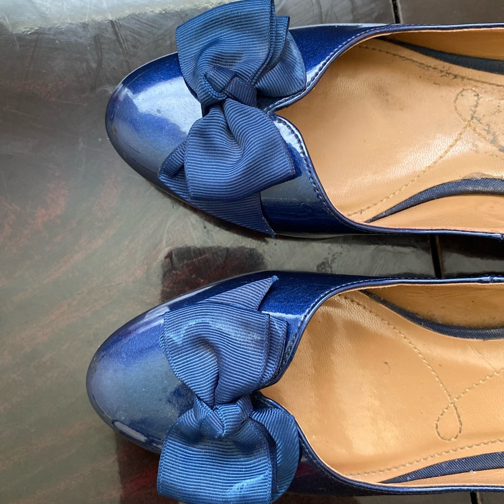 Blue Heels w/ Bow